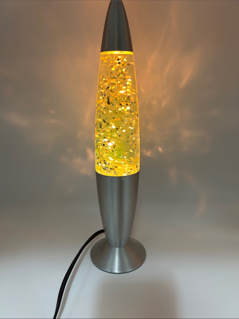 Glitter Lava Lamp Pink Silver Yellow Retro Decorative Table Lamp
